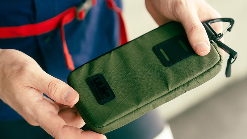 ULAC Touring Case Cyclisme - Portefeuille Étui Téléphone Gris Acier-Noir, Imperméable Et Léger Pour Vélo